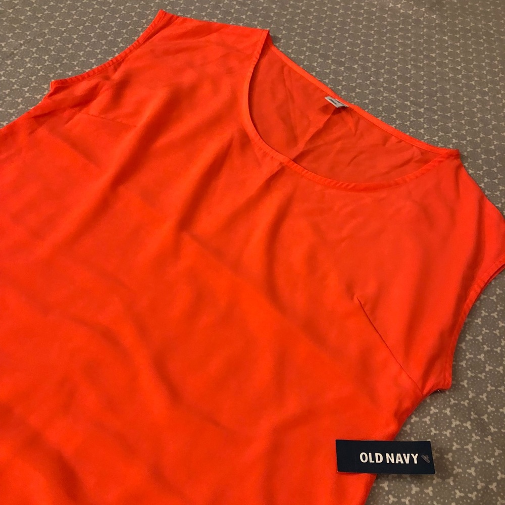 NWT Old Navy Bright Orange Blouse
